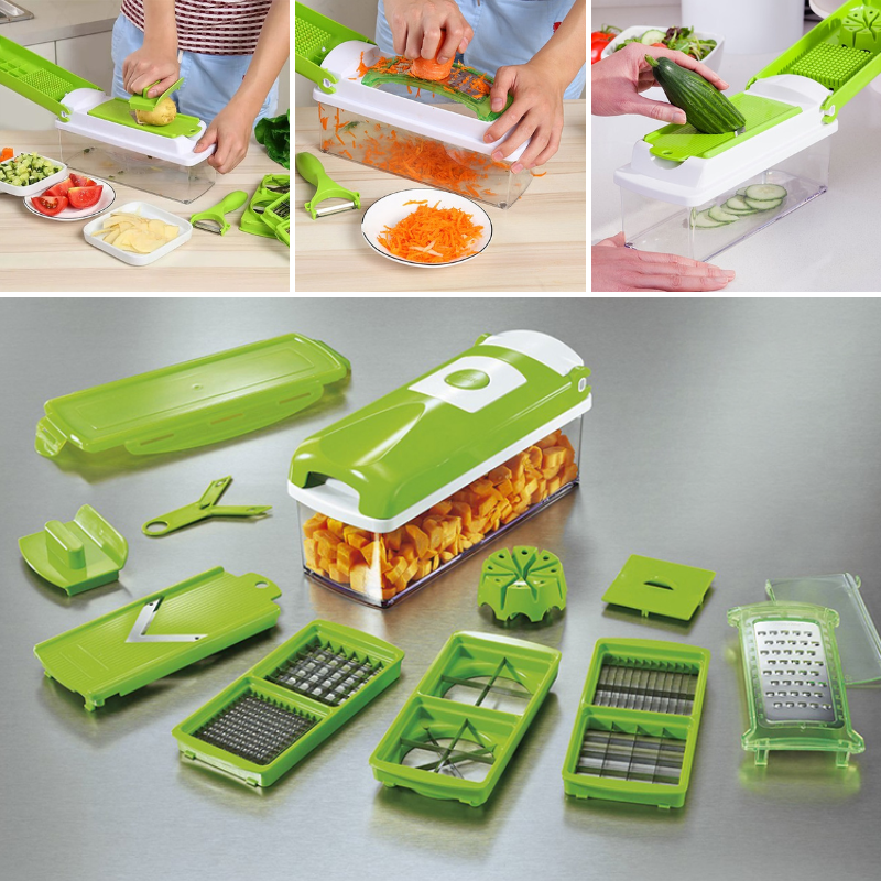 Affettaverdure, grattugia e tritatutto 12-in-1 SlicePro
