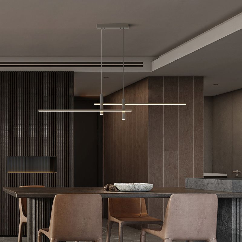 Nexa linjär pendellampa — minimalistisk spotlightarmatur
