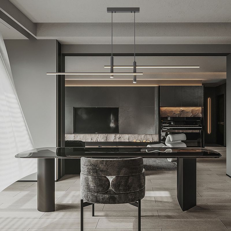 Nexa linjär pendellampa — minimalistisk spotlightarmatur