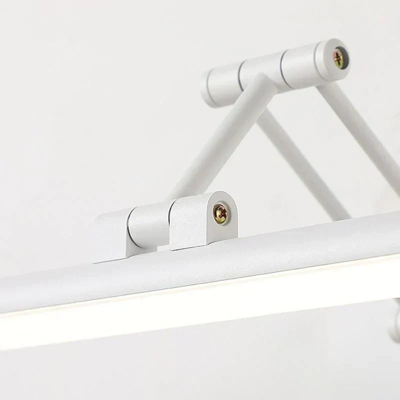 Lámpara de pared LED Edge — Diseño minimalista de metal, negro/blanco