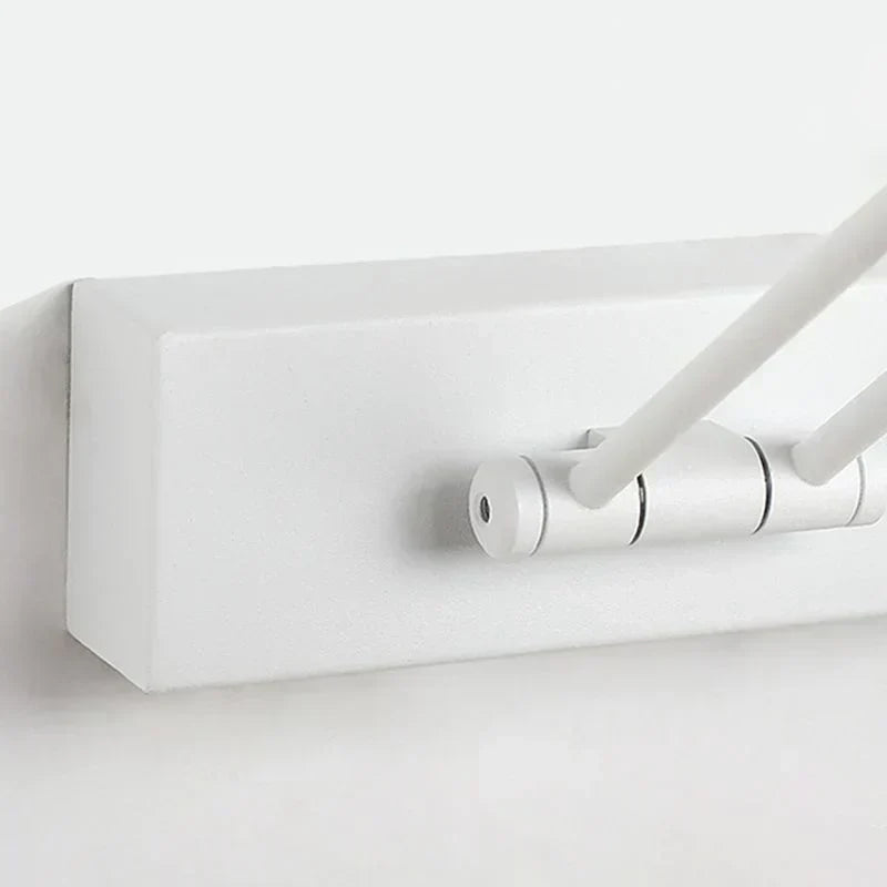 Lámpara de pared LED Edge — Diseño minimalista de metal, negro/blanco