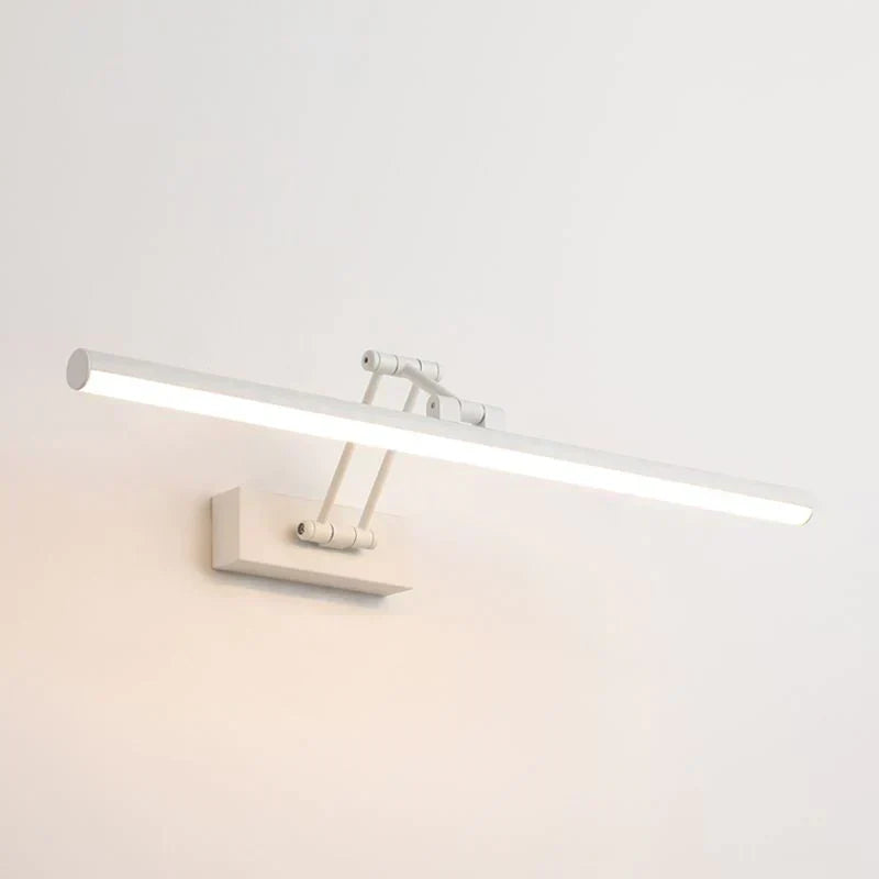 Lámpara de pared LED Edge — Diseño minimalista de metal, negro/blanco