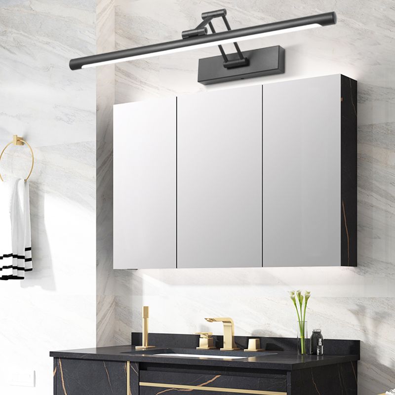 Lámpara de pared LED Edge — Diseño minimalista de metal, negro/blanco