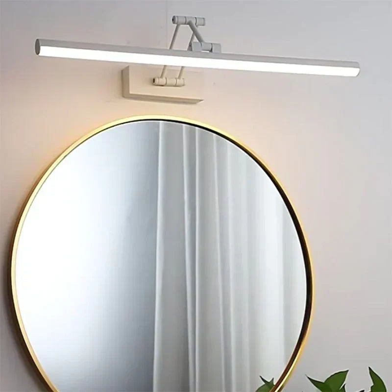 Lámpara de pared LED Edge — Diseño minimalista de metal, negro/blanco