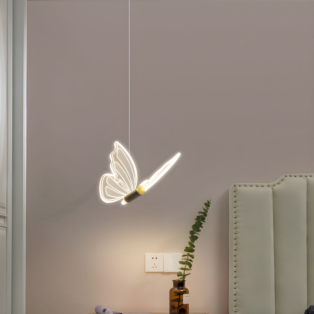 LunaWing Butterfly Pendant Lamp For Living Rooms And Children's Rooms