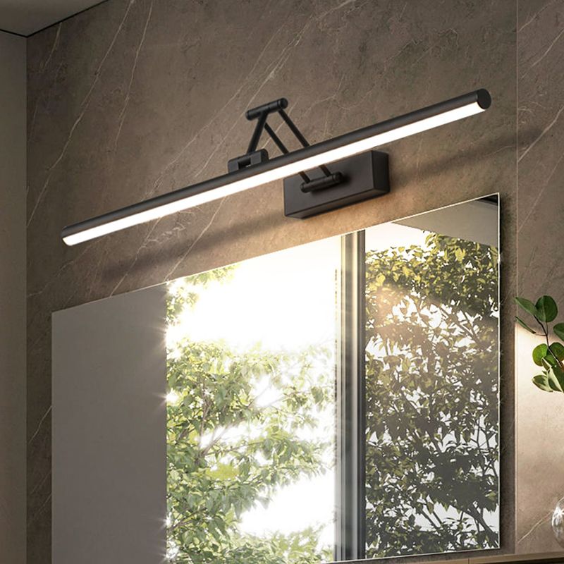 Lámpara de pared LED Edge — Diseño minimalista de metal, negro/blanco