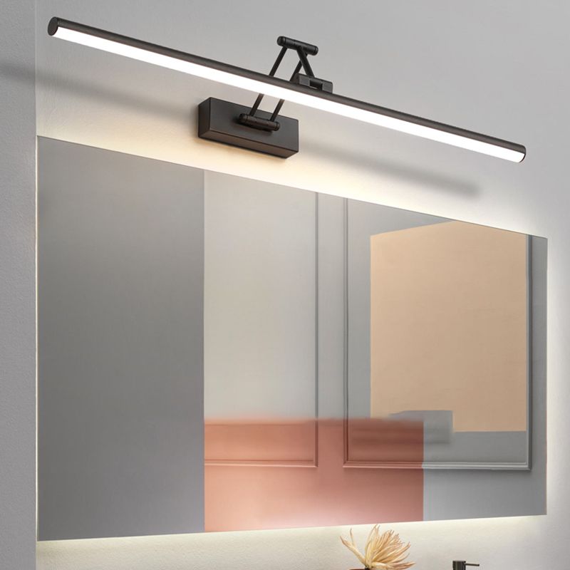 Lámpara de pared LED Edge — Diseño minimalista de metal, negro/blanco