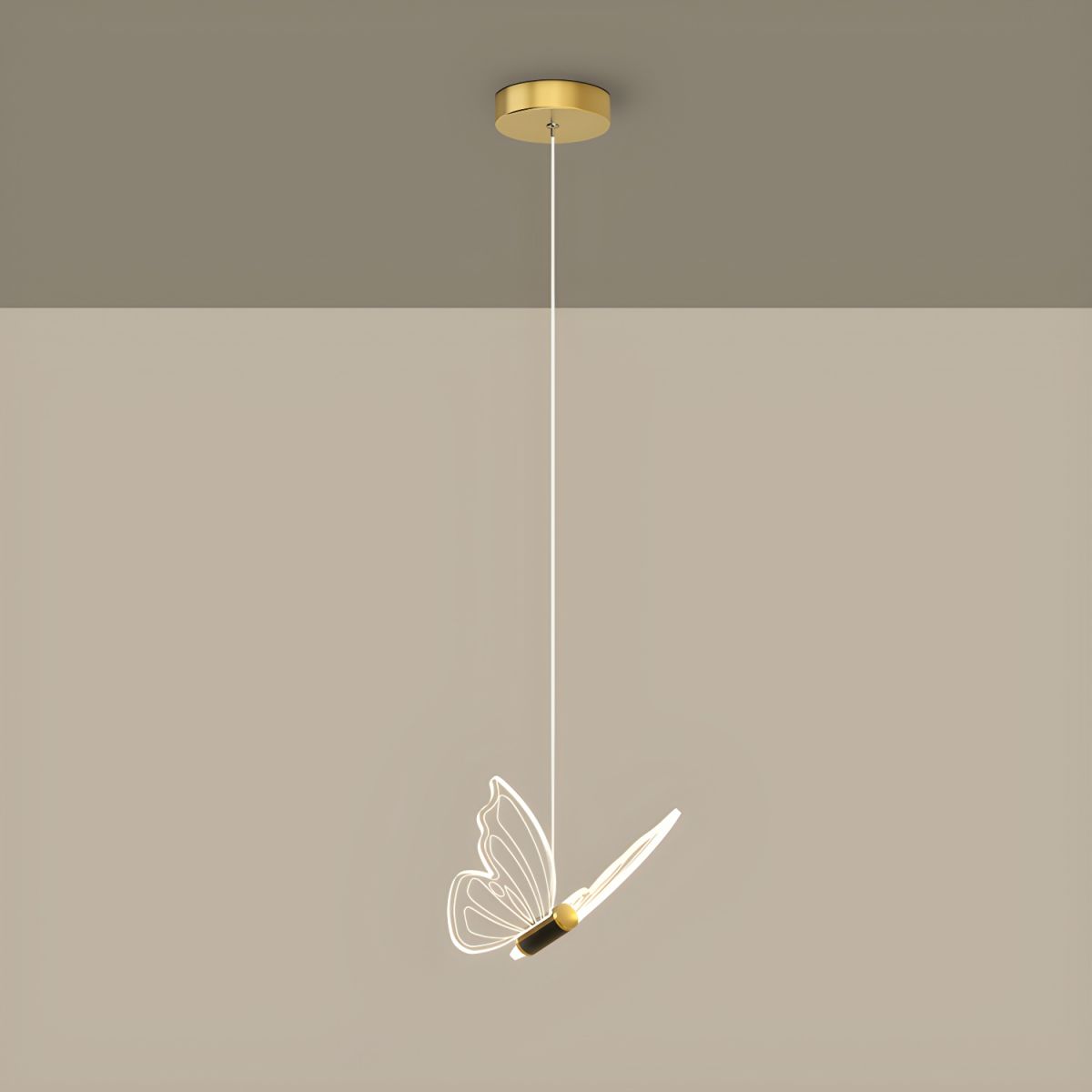 Astraea Pendelleuchte mit Schmetterlingsdesign für Wohnbereiche und Kinderzimmer
