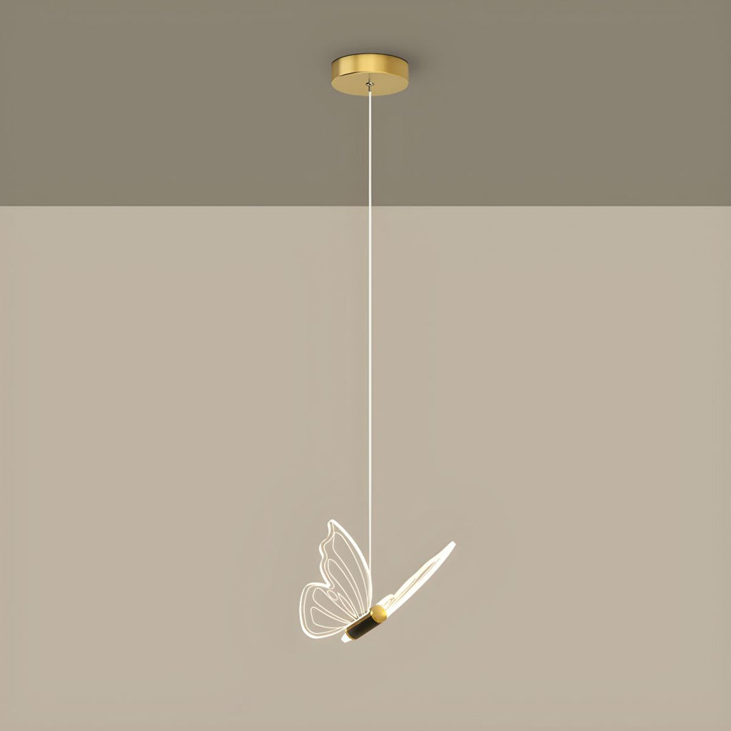 LunaWing Butterfly Pendant Lamp For Living Rooms And Children's Rooms