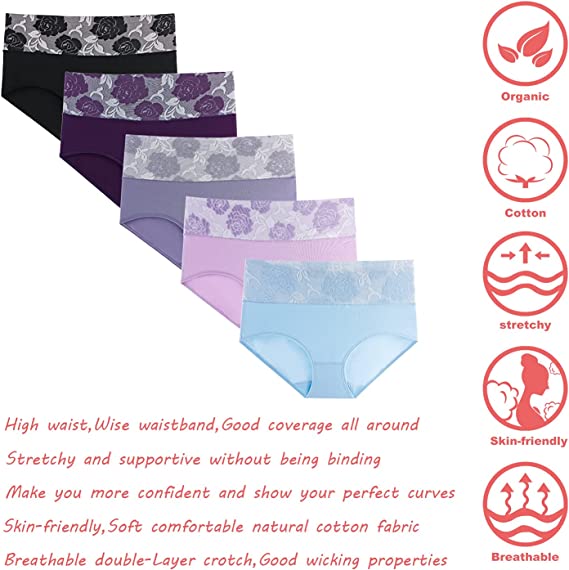 High-Waisted Leakproof Panties — Tummy Control Underwear