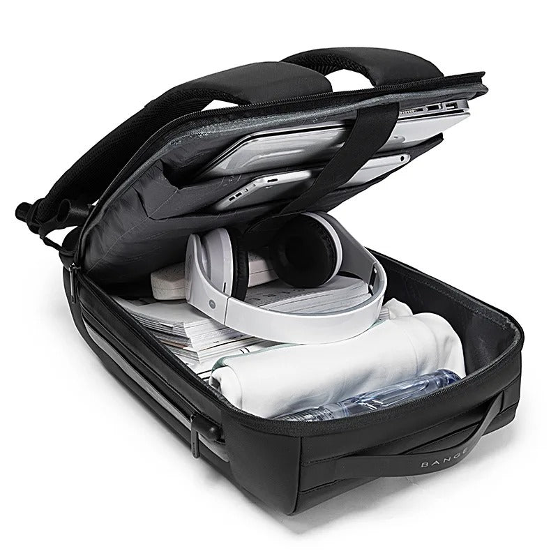 Grand sac à dos antivol — Résistant à l’eau, convient à un ordinateur portable de 15.6 pouces