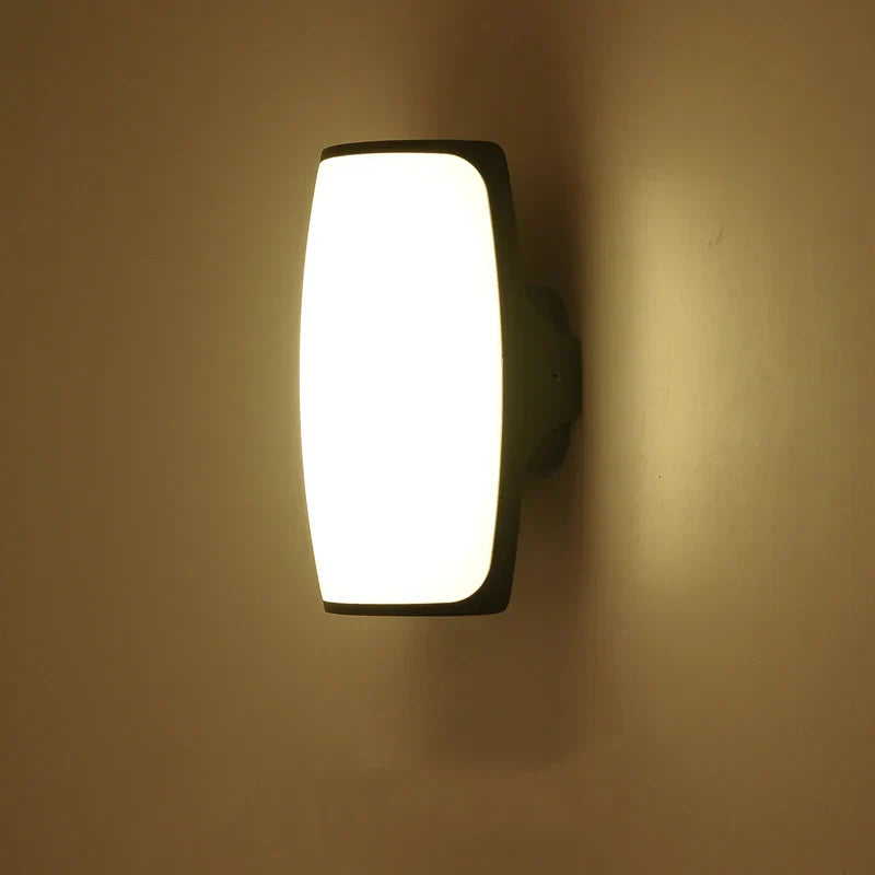 NovaLuma Exterior LED Wall Lamp IP65 In Matte Black Modern