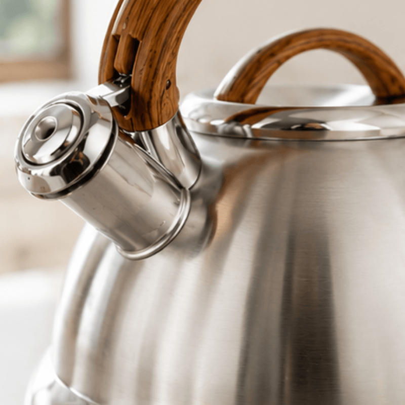 Premium Stainless Steel Whistling Kettle — Durable Build & Smooth Pour