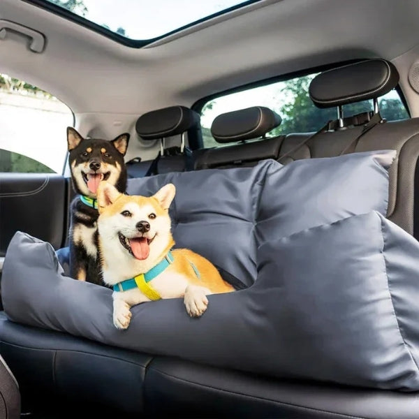Safety Bolster Travel Car Bed for Large and Medium Dogs