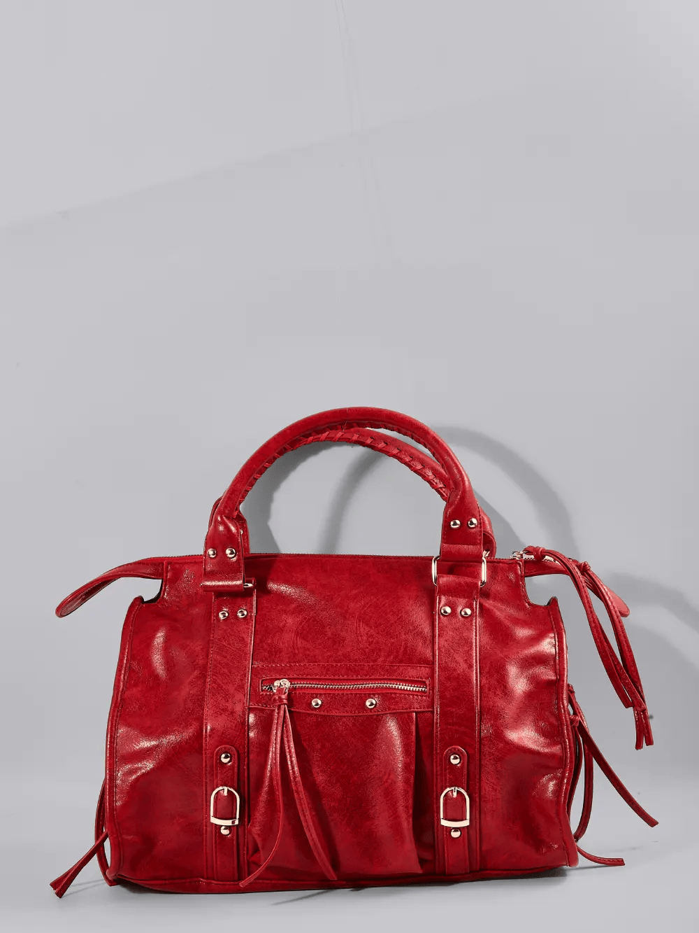 Structured Handbag, Firm Top Handle, Rigid Frame, Clean Geometric Shape