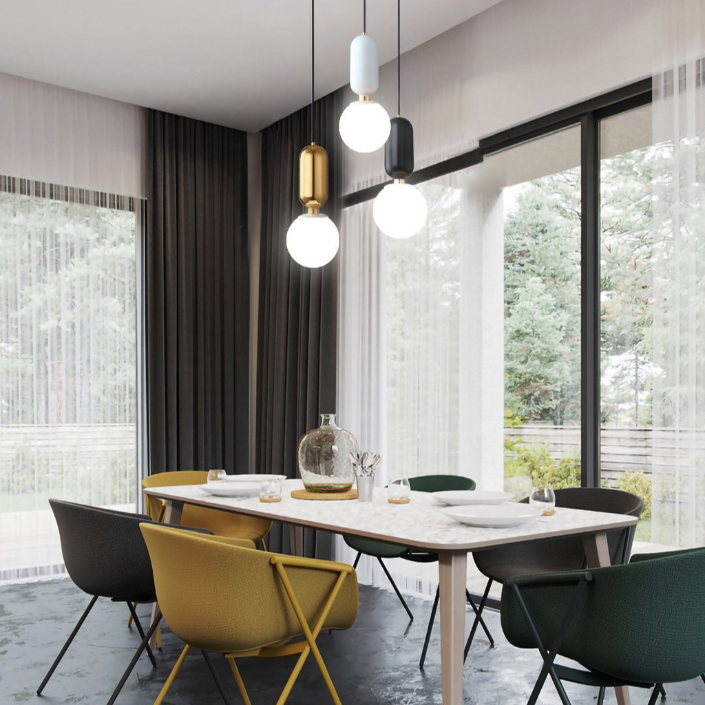 Asterra Zeitgenössische Pendelleuchte ideal für Esszimmer