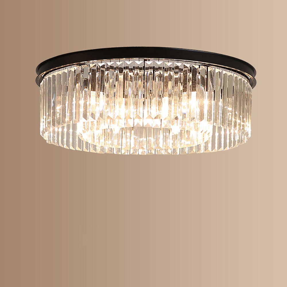 40 Cm Gold Crystal Ceiling Light — 4x E14 Sockets
