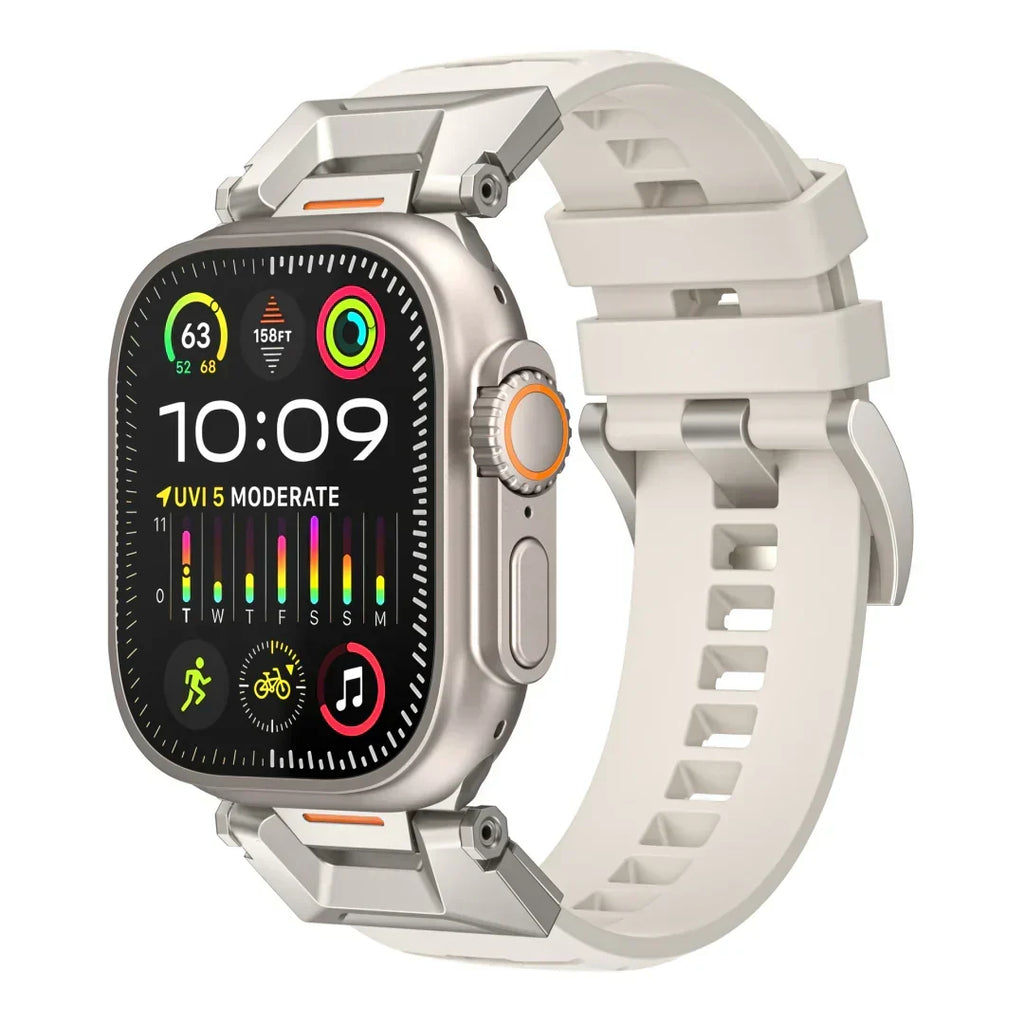 Fluorkautschuk-Ersatzarmband für die Apple Watch — Verstellbar auf 130–230mm