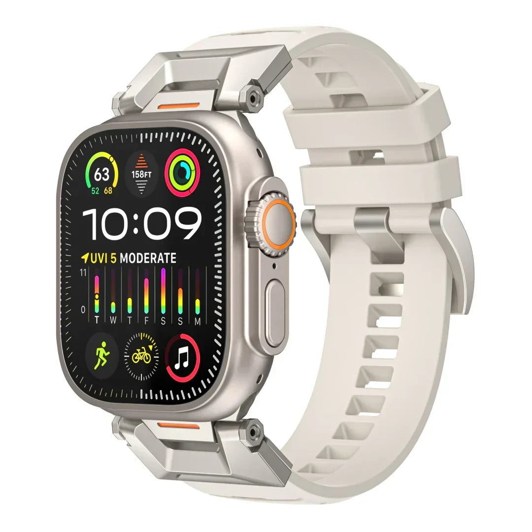 Fluorkautschuk-Ersatzarmband für die Apple Watch — Verstellbar auf 130–230mm