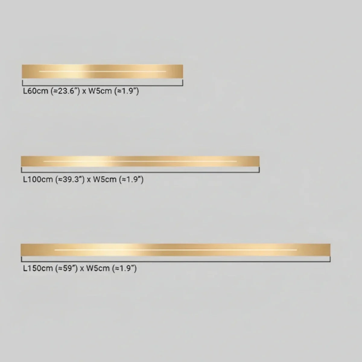 Minimalist LED Wall Lamp – Black/Gold for Bedroom - Flindria