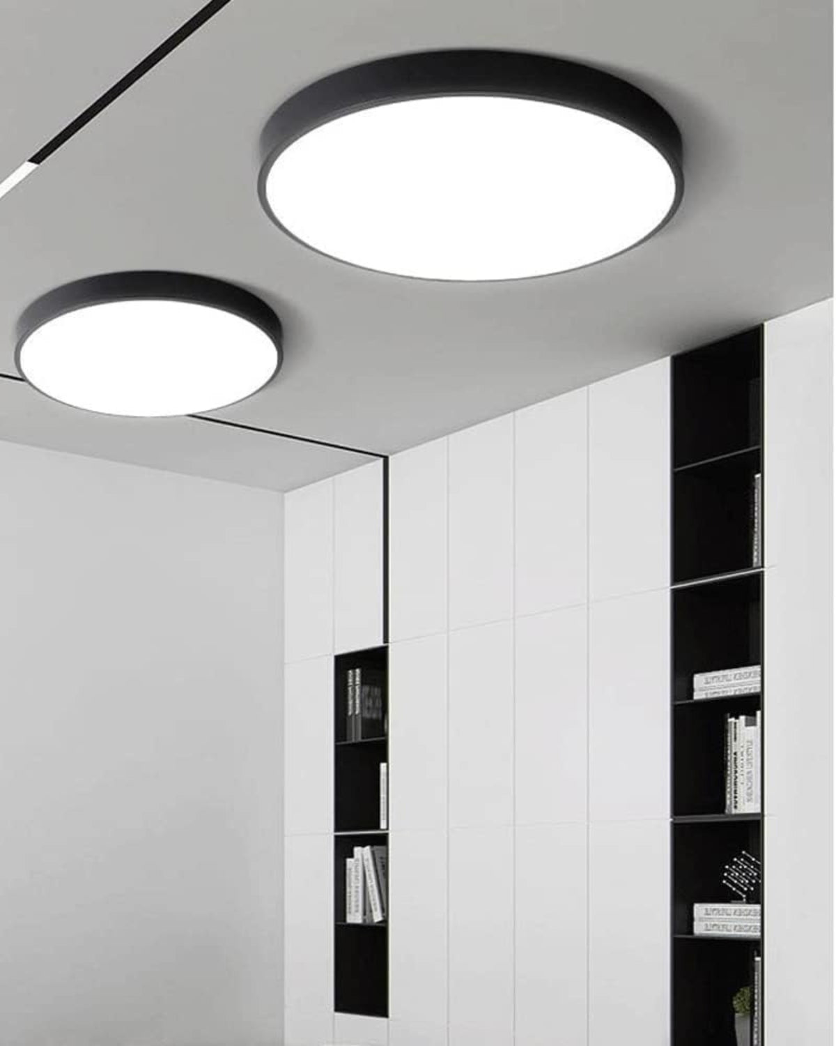 SolaraLume Minimal Modern Ceiling Light With Warm Ambient Glow