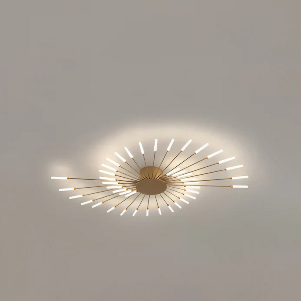 OrionSpiral Sleek Ceiling Light With Luxury LED For Living Room
