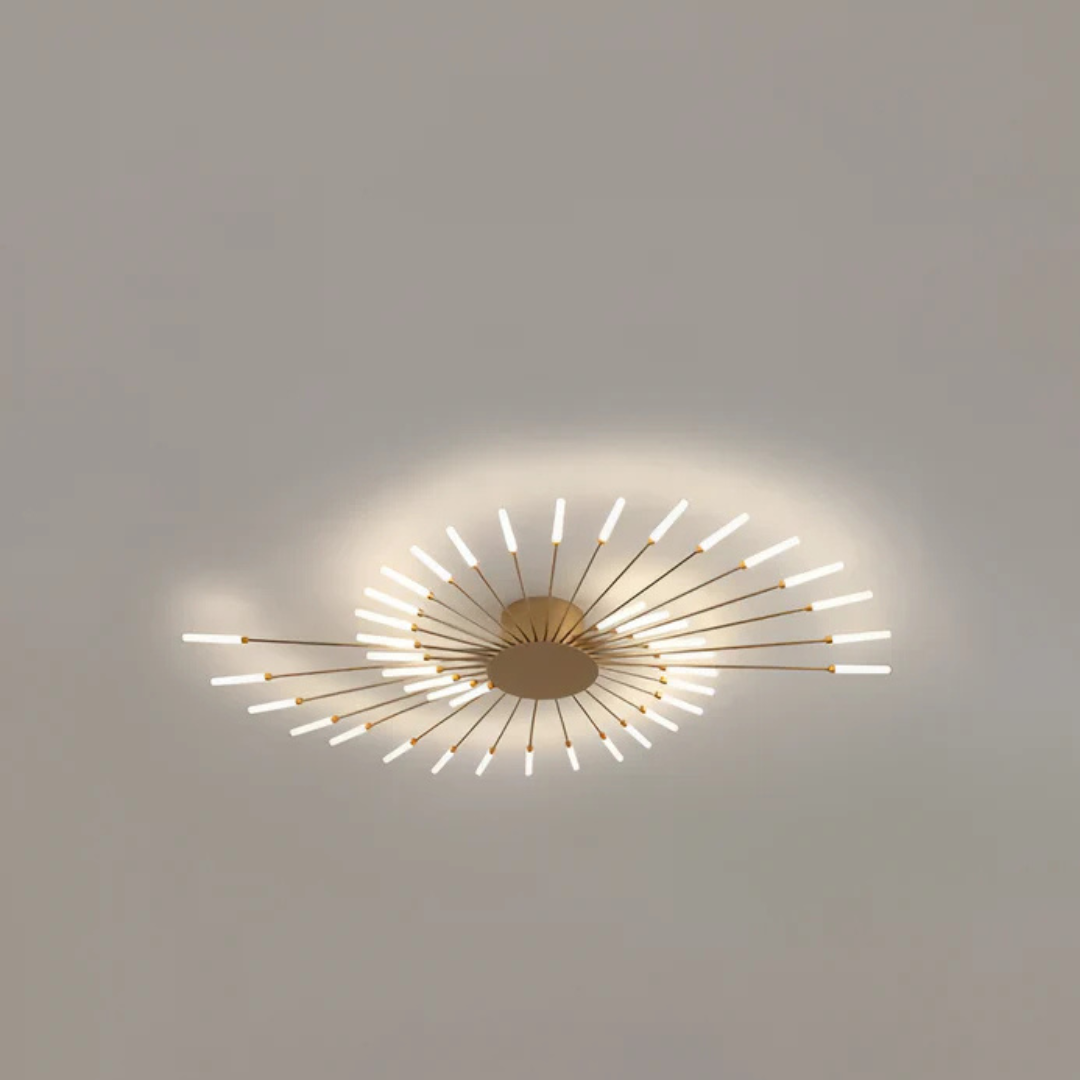 OrionSpiral Sleek Ceiling Light With Luxury LED For Living Room