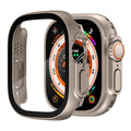 Apple Watch Ultra üveg képernyővédő tok — rápattintható, átlátszó