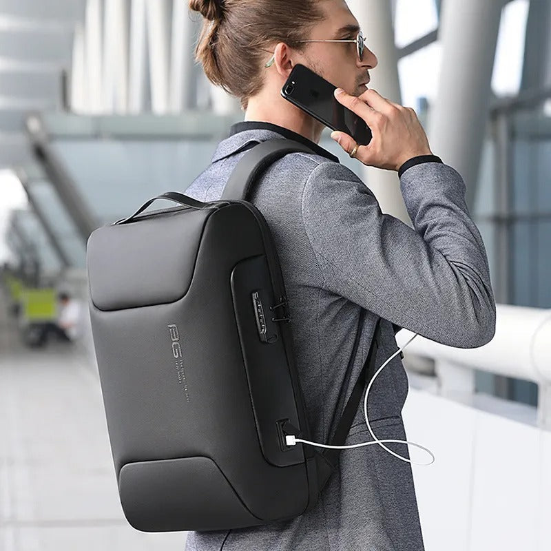 Grand sac à dos antivol — Résistant à l’eau, convient à un ordinateur portable de 15.6 pouces