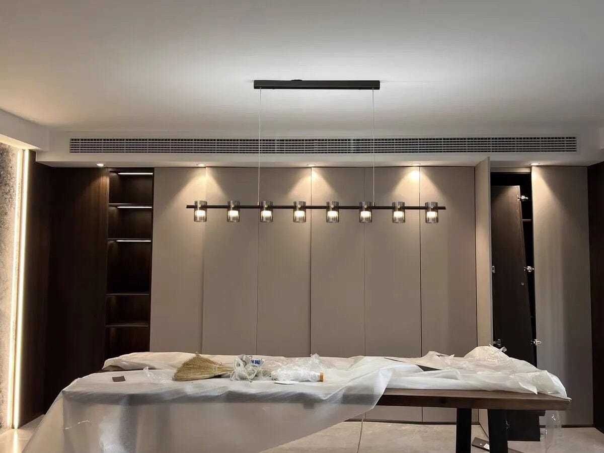 Aurelia Glaspendelleuchte mit verstellbarem Kabel und LED-Birne
