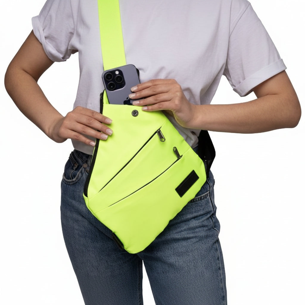 Anti-Theft Travel Bag — Concealed Zipper Design & Secure Front Pockets