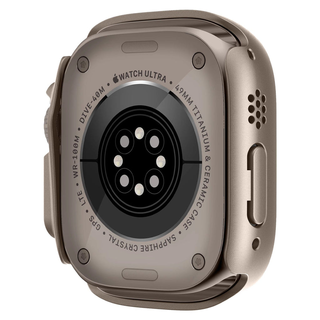 Apple Watch Ultra üveg képernyővédő tok — rápattintható, átlátszó