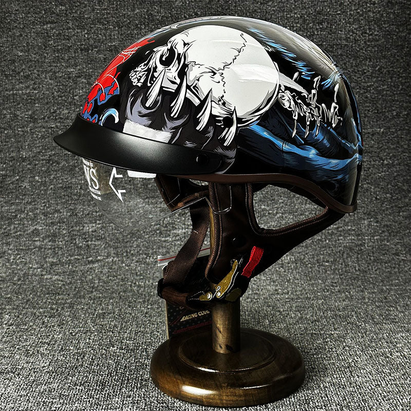 Streetwise-Chopper-Halbhelm - Mikro-Metallratschen-Schnellverschluss