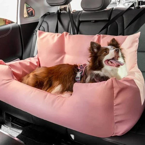 Safety Bolster Travel Car Bed for Large and Medium Dogs