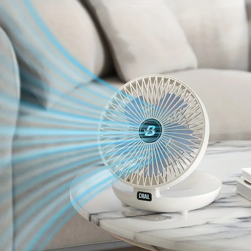 WallBreeze personlig USB-kylfläkt — hopfällbar design, viskande tyst