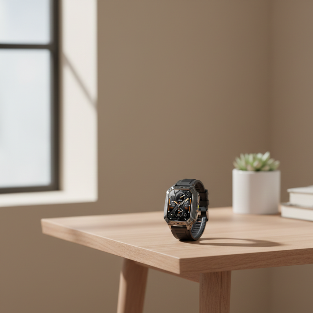 Voděodolné fitness chytré hodinky — AMOLED displej, nepřetržité sledování aktivity