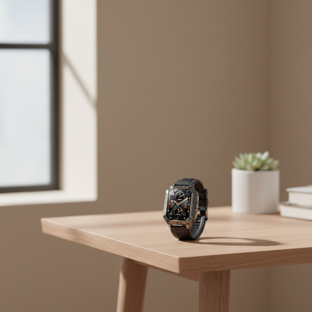 Voděodolné fitness chytré hodinky — AMOLED displej, nepřetržité sledování aktivity