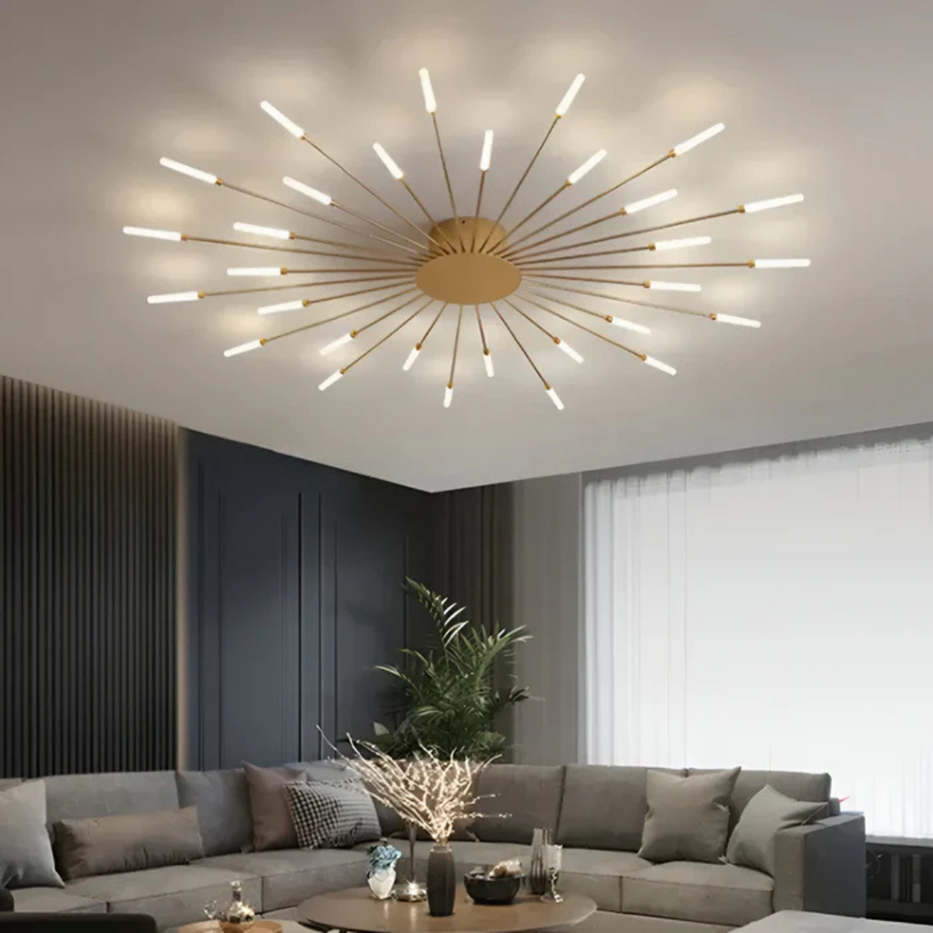 OrionSpiral Sleek Ceiling Light With Luxury LED For Living Room