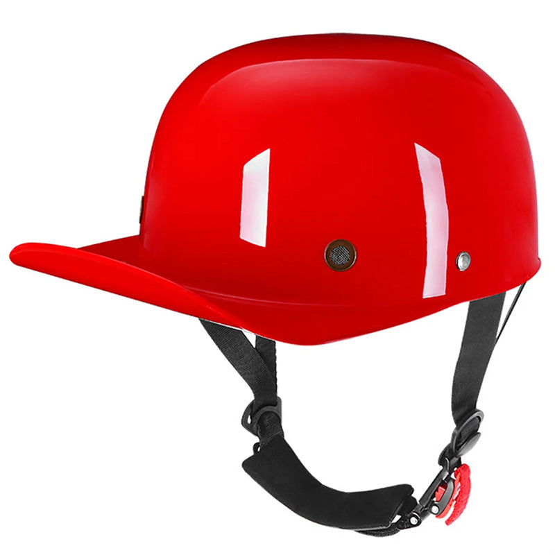 Motorradhelm im Baseballkappen-Stil - DOT-geprüfte Schutzausrüstung für Fahrer