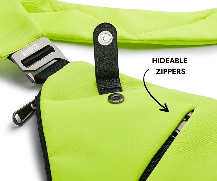 Anti-Theft Travel Bag — Concealed Zipper Design & Secure Front Pockets