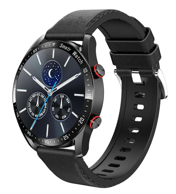 Smartwatch Bluetooth impermeable para hombre — monitor de ECG, PPG, frecuencia cardíaca y oxígeno en sangre