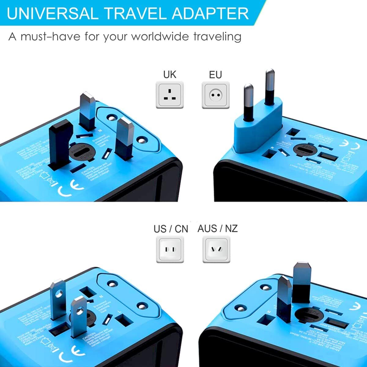 All-in-One Universal Travel Power Hub — Multi-Device Adapter