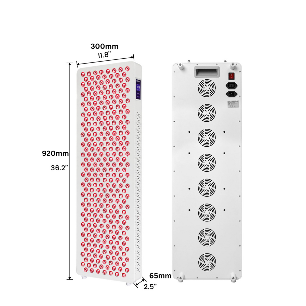 Full Body Red Light Therapy Panel — Dimming & Pulse Modes