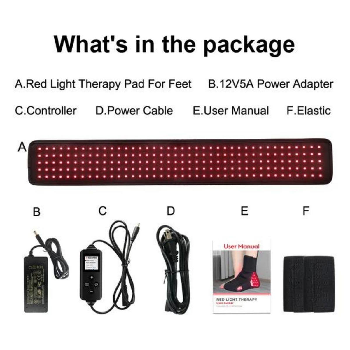 EMS-Rotlichttherapiegürtel für diabetische Füße – 660nm/850nm