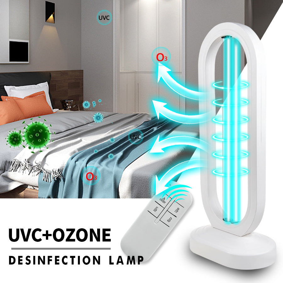 UV-ozon-desinfeksjonslampe - eliminerer 99.9% av bakterier og mikrober