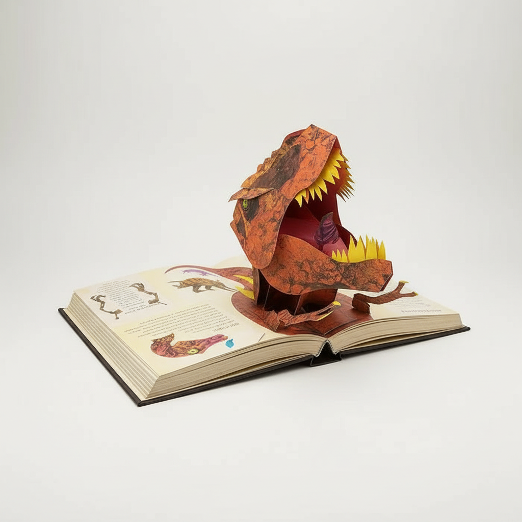 3D Pop-Up Dinosaur Book – Interactive Prehistoric Kids & Adults | Filindra