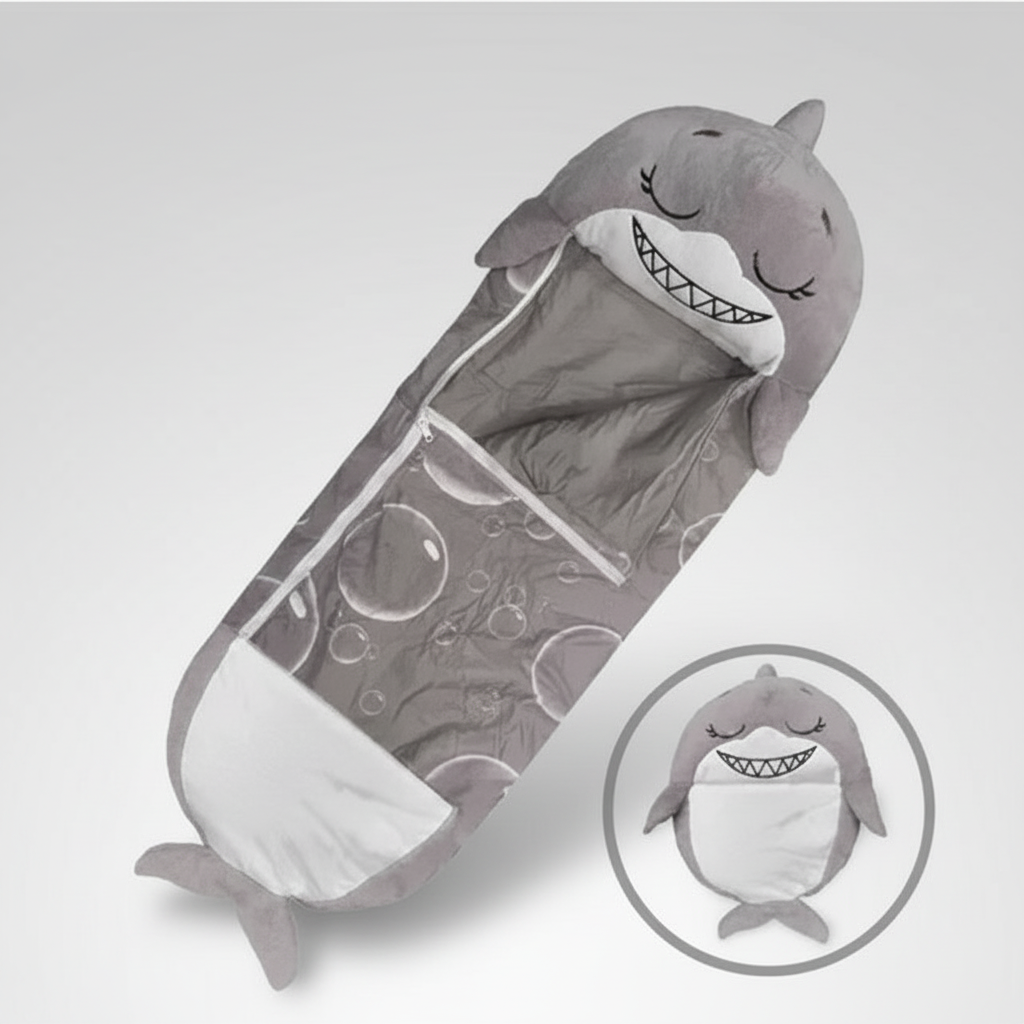 Kids' Foldable Sleeping Bag – Snoozi Animal Shape Portable & Washable | Filindra