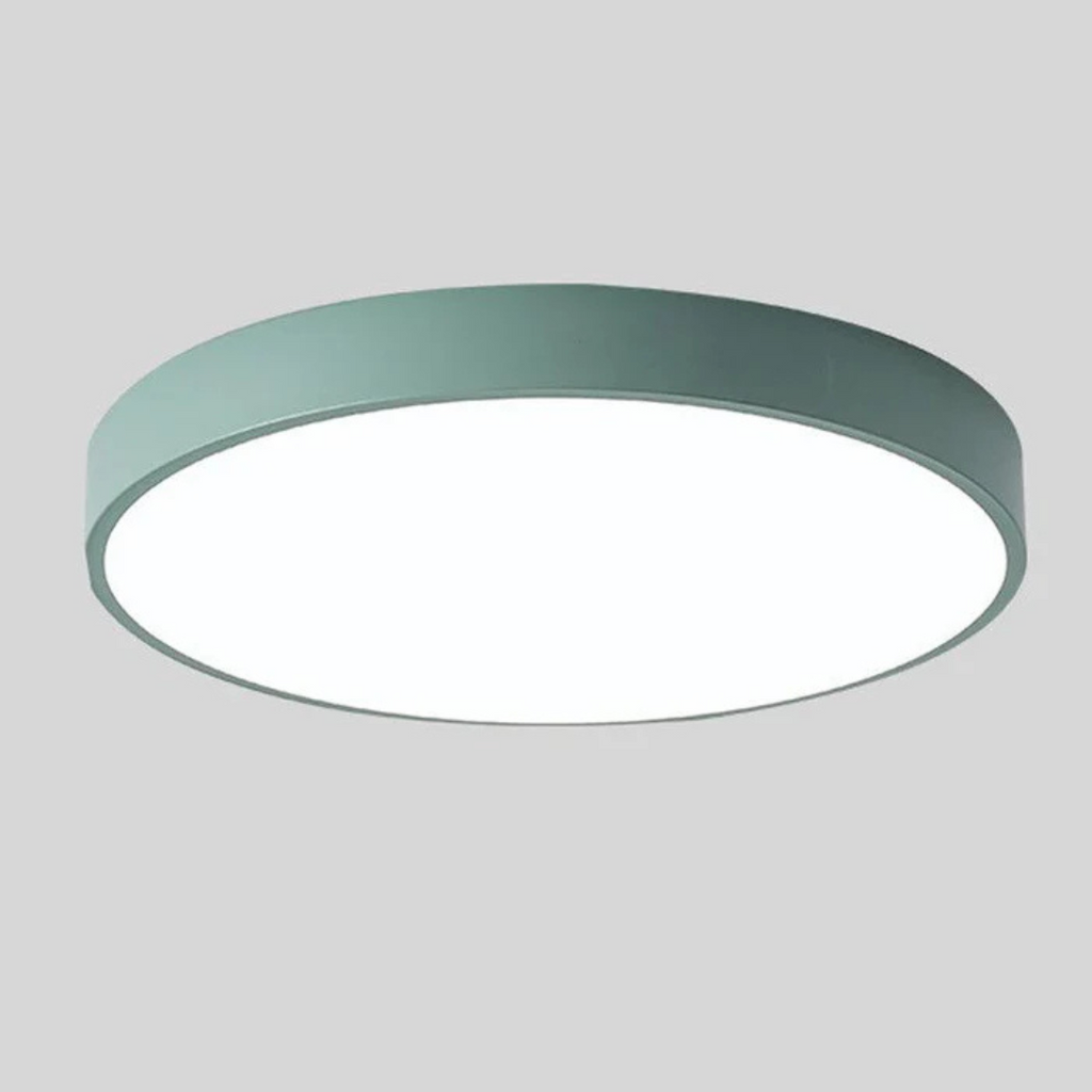 Wood Ceiling Light — Scandinavian Style, Warm LED Glow