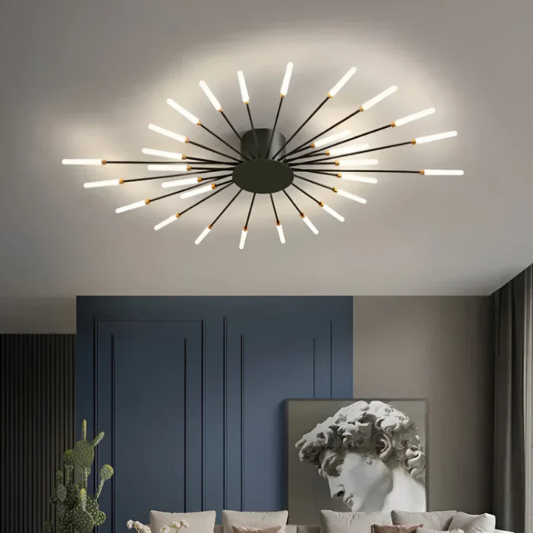 OrionSpiral Sleek Ceiling Light With Luxury LED For Living Room