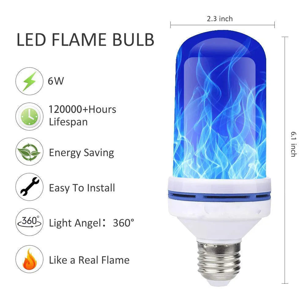 FlameLamp realistische vlamlamp — 4 sfeermodi